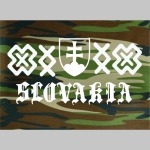 Slovakia - Slovensko - Čičmany maskáčové tričko 100 %bavlna